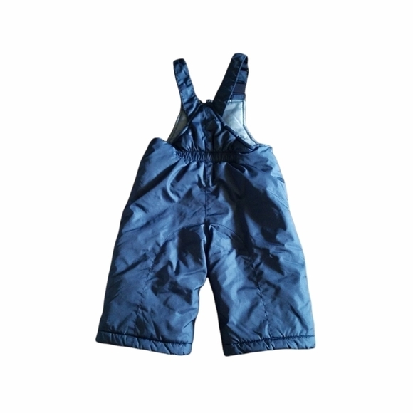 Roots Canada Infant Snowsuit Snow Bibs 3-6 Mos Blue - Picture 2 of 7